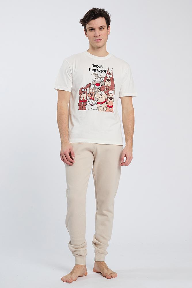 MAGLIA BIANCA UOMO 6786 INTRUSO HAPPY PEOPLE